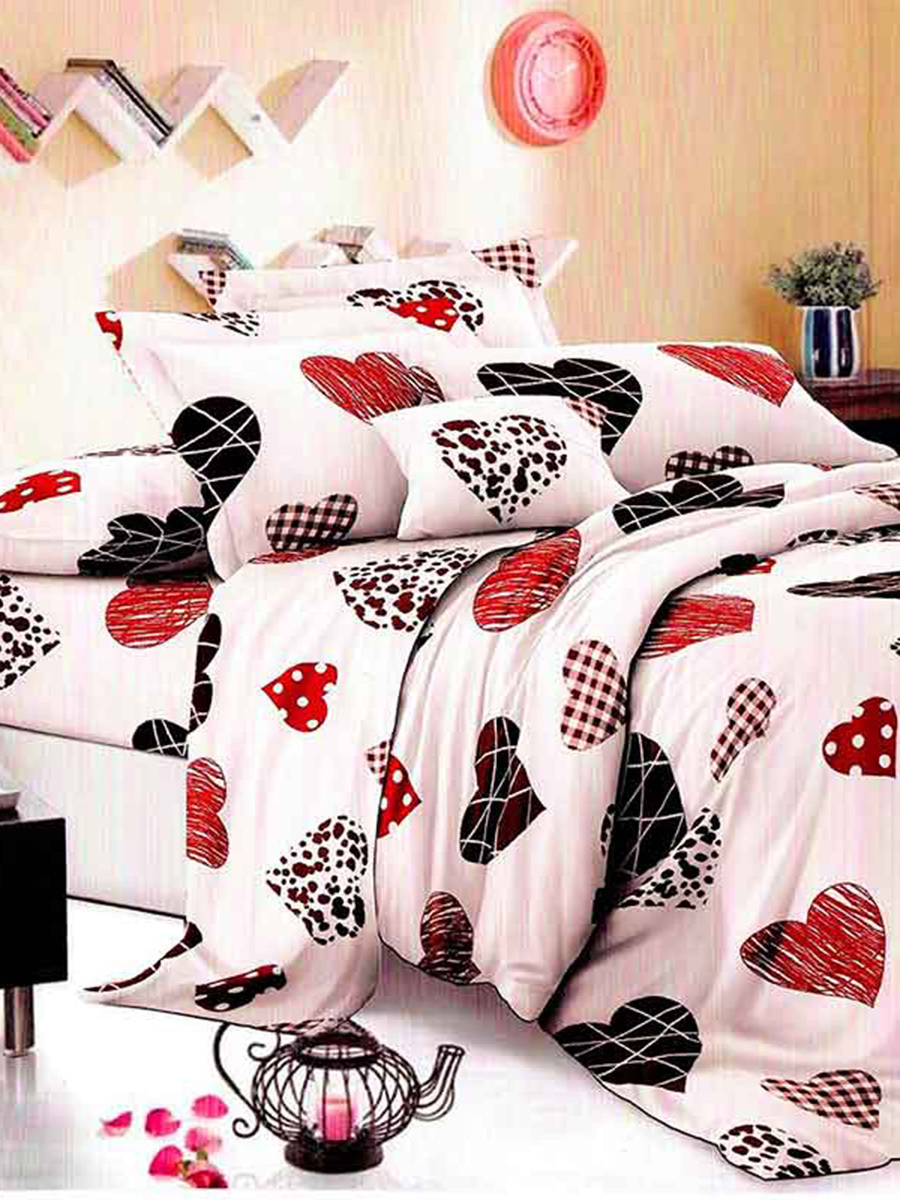 

Простынь Simple House "Cuori (полисатин)" 150х215 см