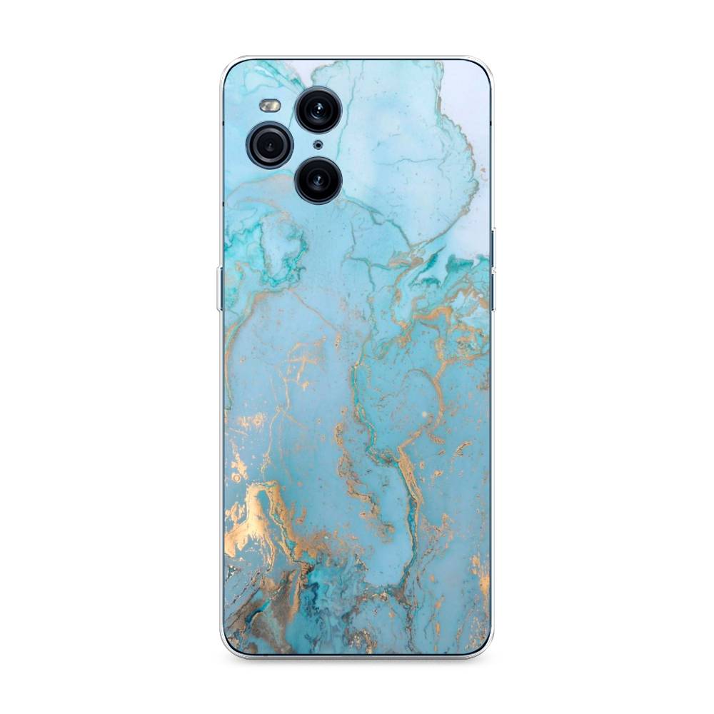 

Чехол Awog на Oppo Find X3 Pro "Голубой мрамор рисунок", Разноцветный, 255750-3