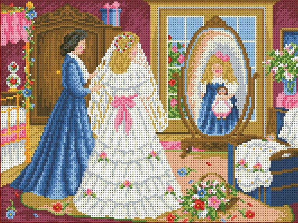 

Рисунок на ткани «Дочь глазами матери»