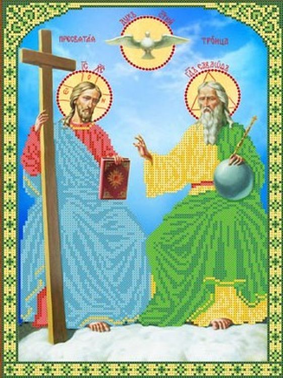 

Рисунок на ткани «Новозаветная Троица»