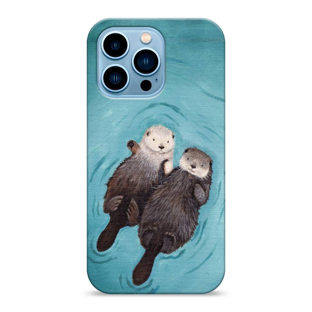 

Пластиковый чехол "Парочка бобров" на Apple iPhone 13 Pro, 14320-7
