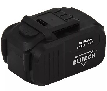 Аккумулятор ELITECH 188830 Аккумулятор 18 В 4.0 Ач LI-ION для ДА 18СЛК слайдер 1820.067700