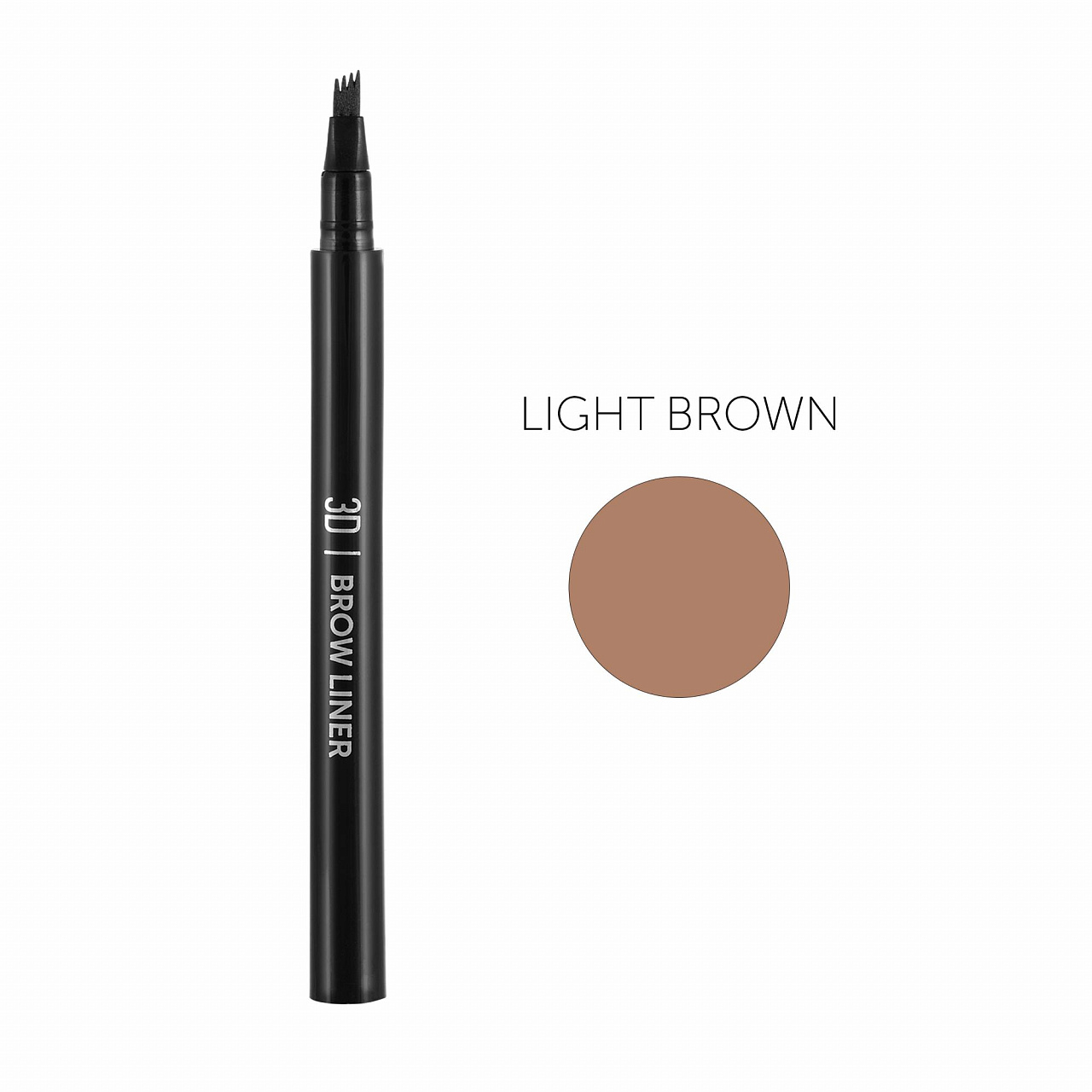 Маркер для бровей Lucas' Cosmetics 3D Brow Liner CC Brow, light brown, 1,2 г гелевая подводка в карандаше для бровей eye brow liner pv0102 102 коричневый 1 шт 1 шт