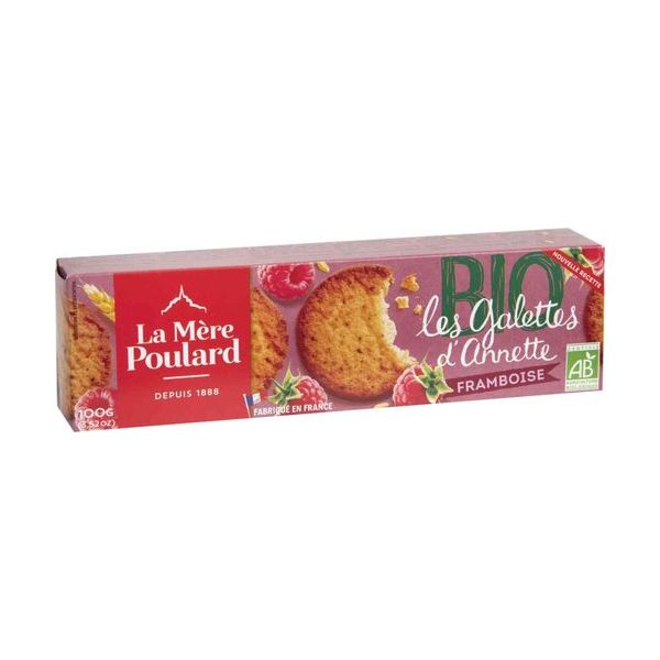 Печенье La Mere Poulard малина 100 г