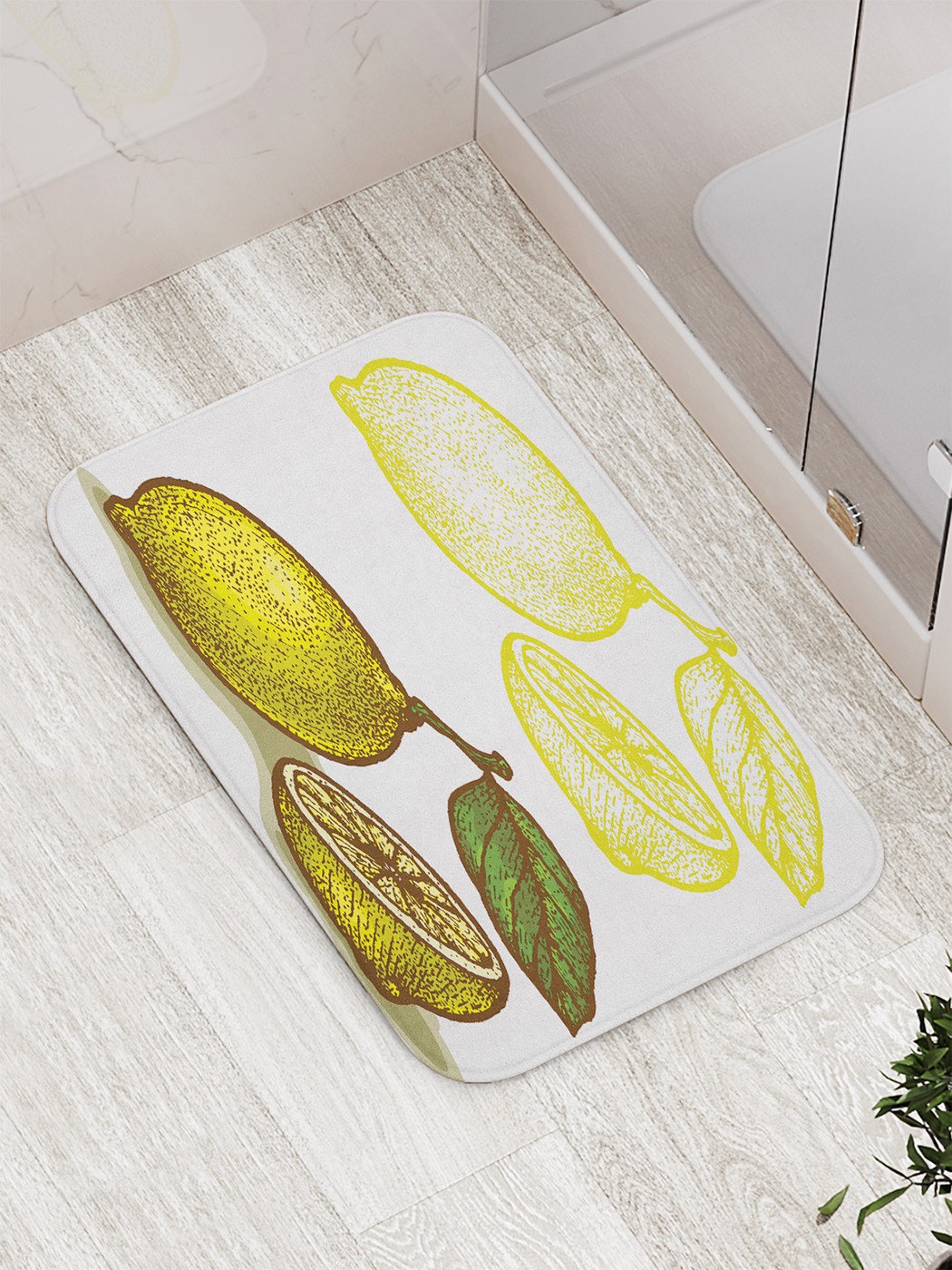 

bath_87404 Коврик противоскользящий для ванной, сауны, бассейна, 77х52 см