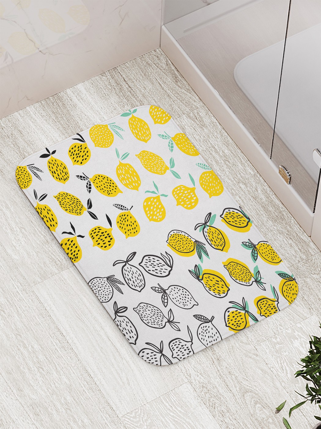 

bath_87402 Коврик противоскользящий для ванной, сауны, бассейна, 77х52 см
