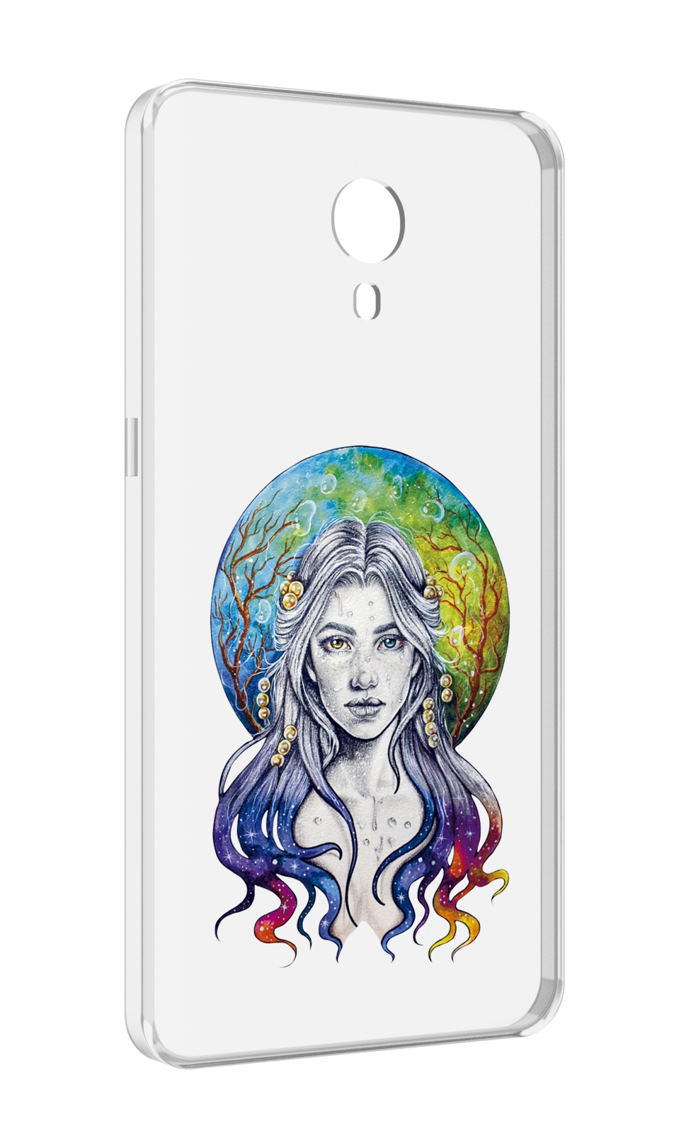 

Чехол MyPads девушка с красивыми волосами для Meizu M3 Note, Прозрачный, Tocco