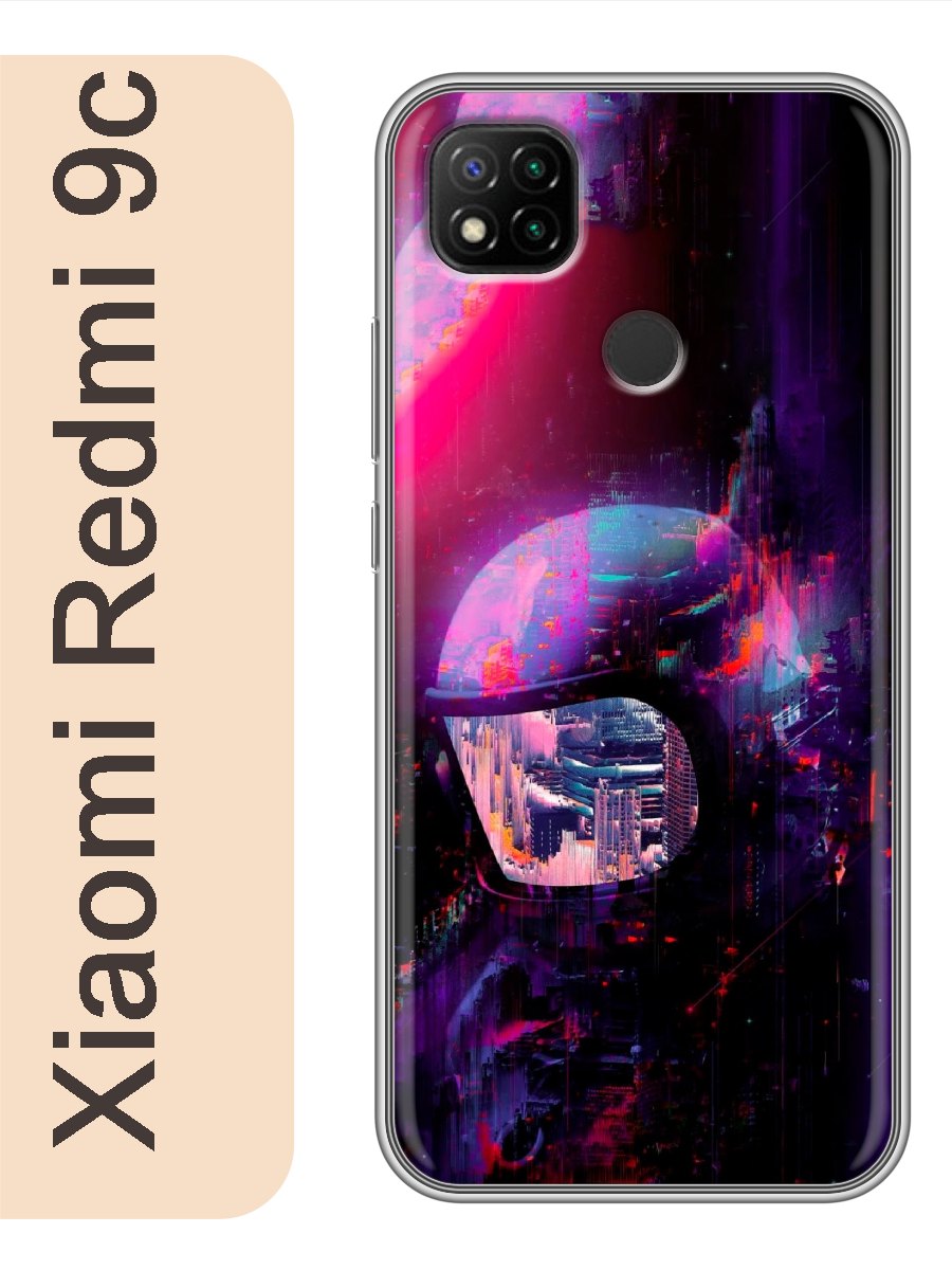 

Чехол на Xiaomi Redmi 9c космонавт 331, Прозрачный, red9crzne