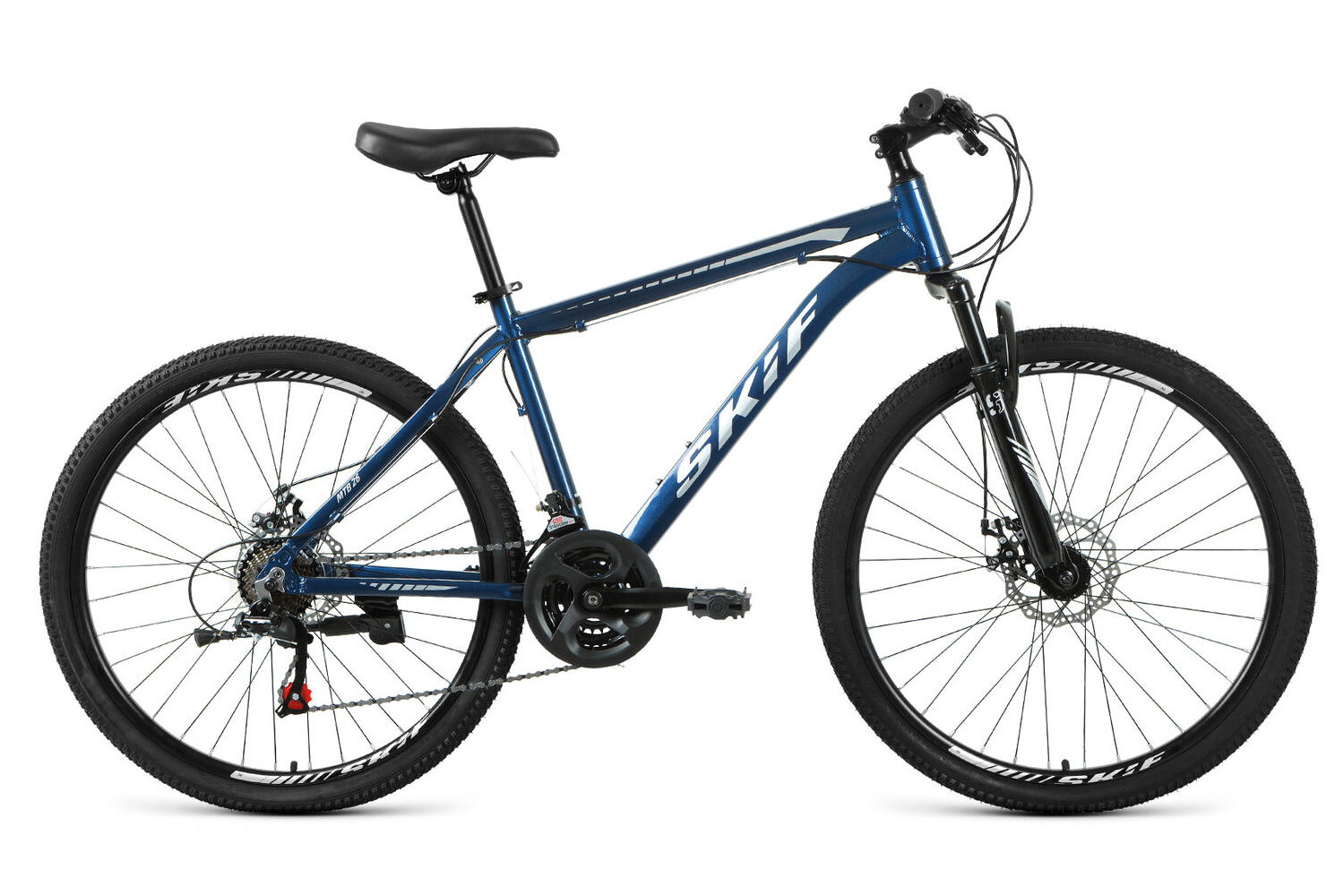 фото Skif велосипед горные 26 disc, год 2021 , ростовка 17, цвет синий, серебристый