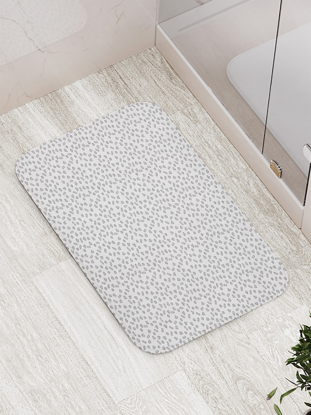 

bath_87324 Коврик противоскользящий для ванной, сауны, бассейна, 77х52 см