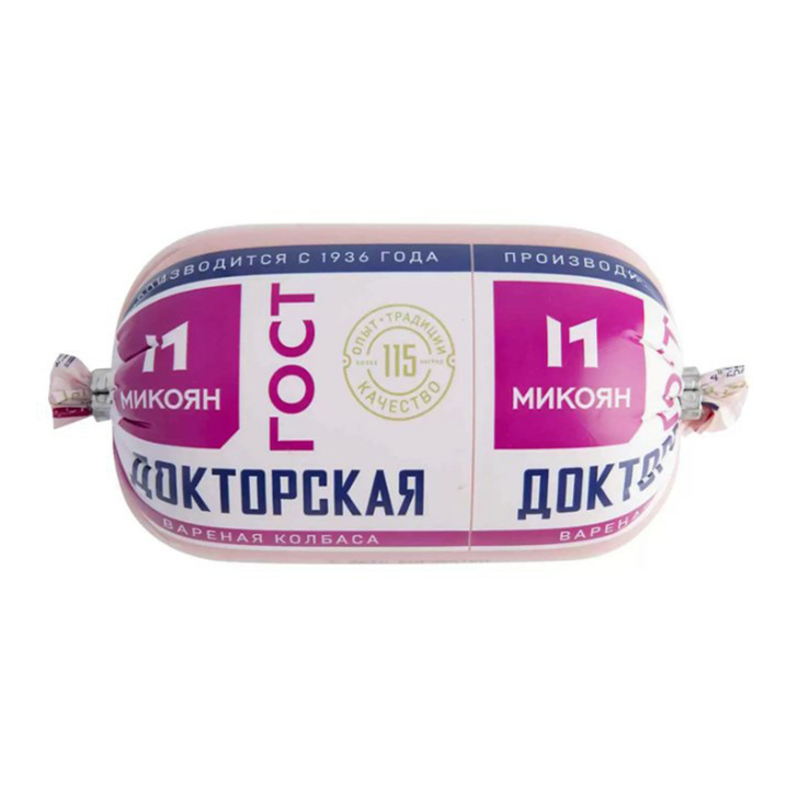 

Колбаса вареная Микоян Докторская ГОСТ 400 г