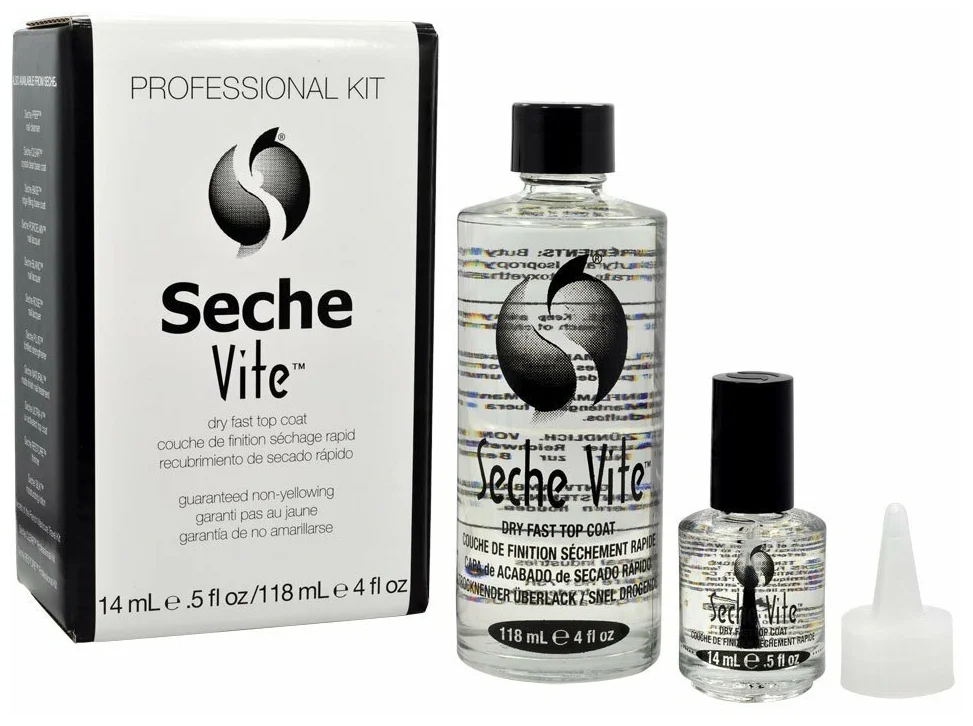 

Быстросохнущее верхнее покрытие Seche набор Vite 118 мл. + 14 мл