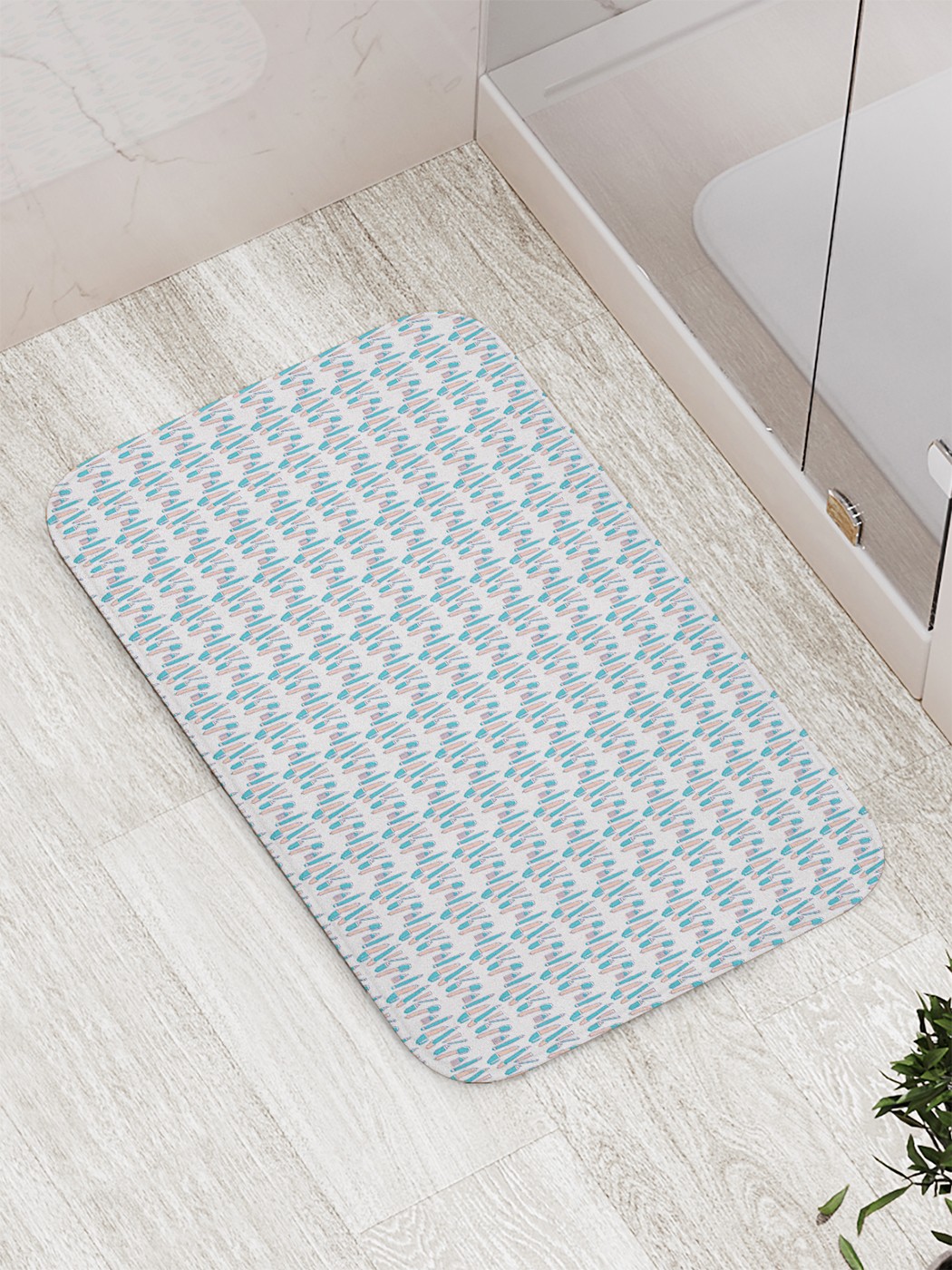 

bath_87319 Коврик противоскользящий для ванной, сауны, бассейна, 77х52 см