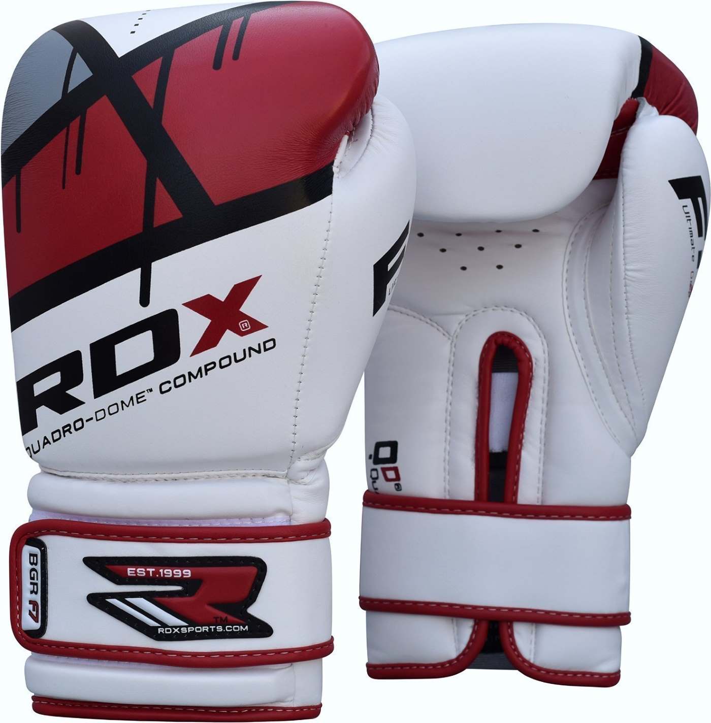 фото Перчатки боксерские rdx boxing glove bgr-f7 red красный искусственная кожа 14oz