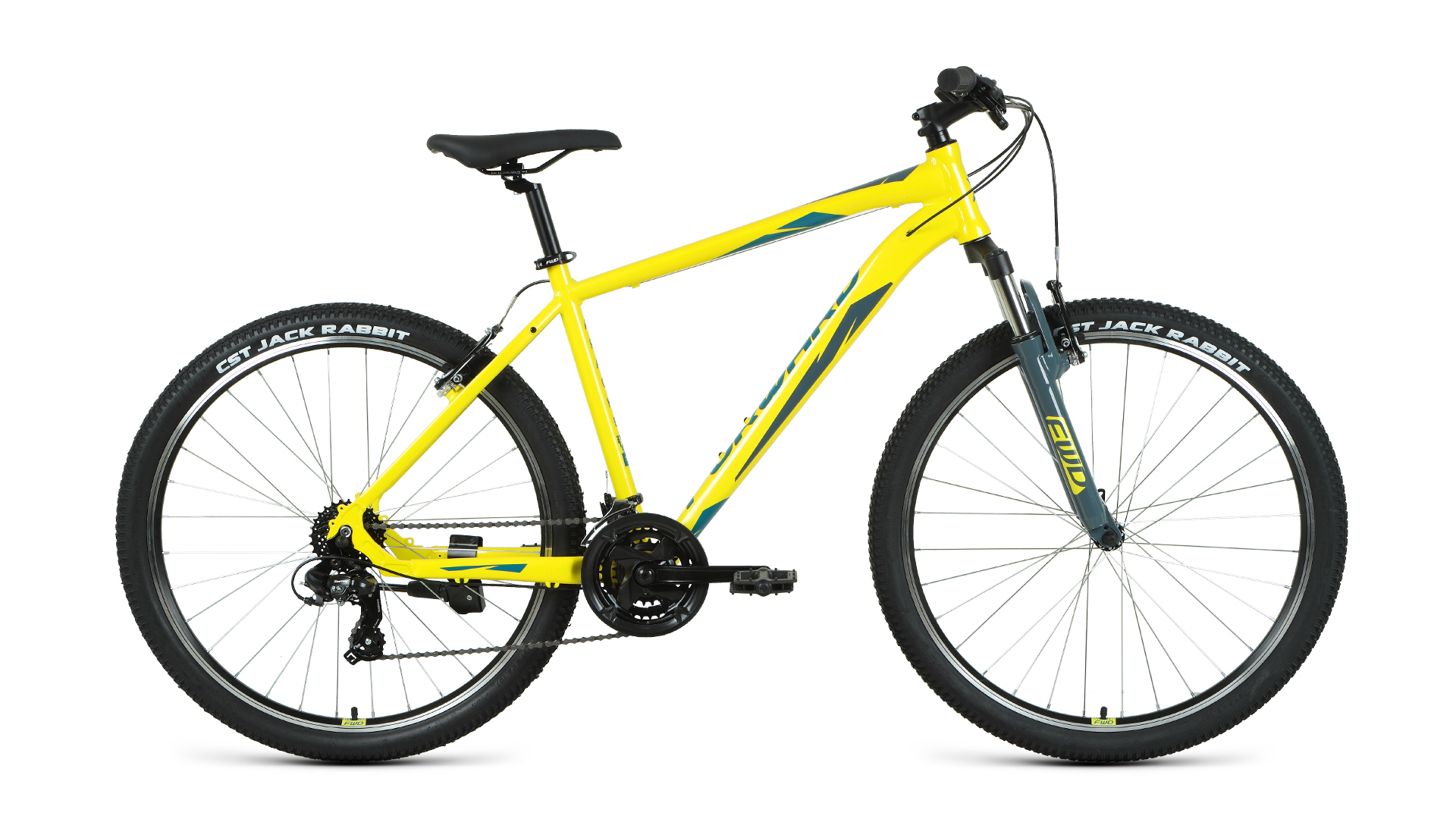 Forward Велосипед Горные Apache 27.5 1.2 S, год 2021  , ростовка 19, цвет Желтый, Зеленый