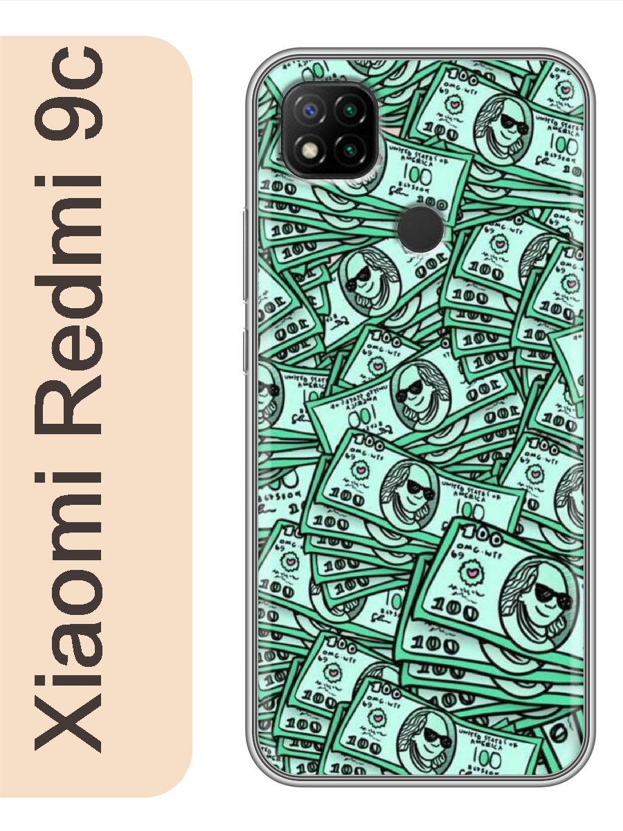 

Чехол на Xiaomi Redmi 9c деньги 246, red9crzne