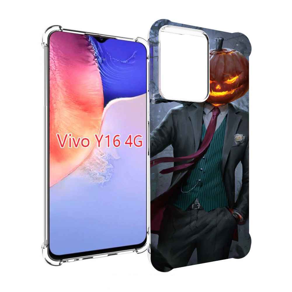 

Чехол MyPads Тыква-убийца для Vivo Y16 4G/ Vivo Y02S, Прозрачный, Tocco