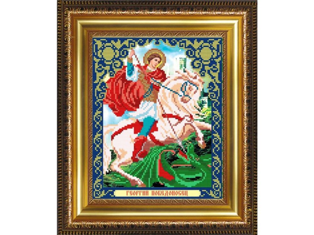 

Рисунок на ткани «Георгий Победоносец»