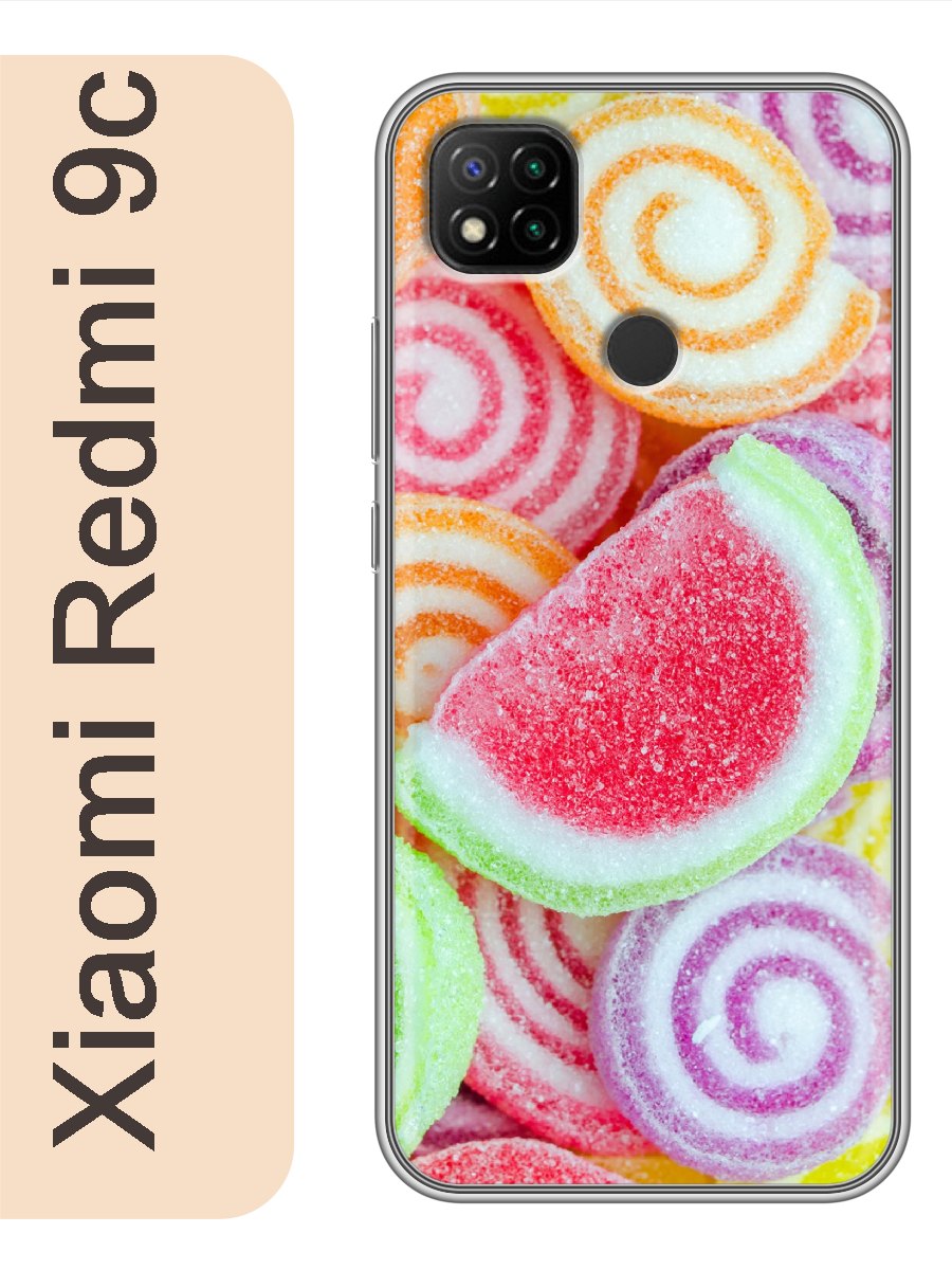 

Чехол на Xiaomi Redmi 9c сладости 218, red9cswts