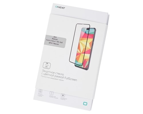

стекло защитное ONEXT для Xiaomi Redmi Note 7 3D Black Frame (полноклеевое), для Xiaomi Redmi Note 7 3D Black Frame (полноклеевое)