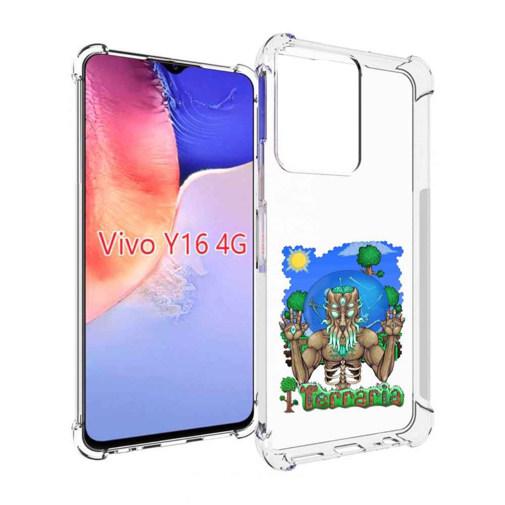 

Чехол MyPads Террария для Vivo Y16 4G/ Vivo Y02S, Прозрачный, Tocco