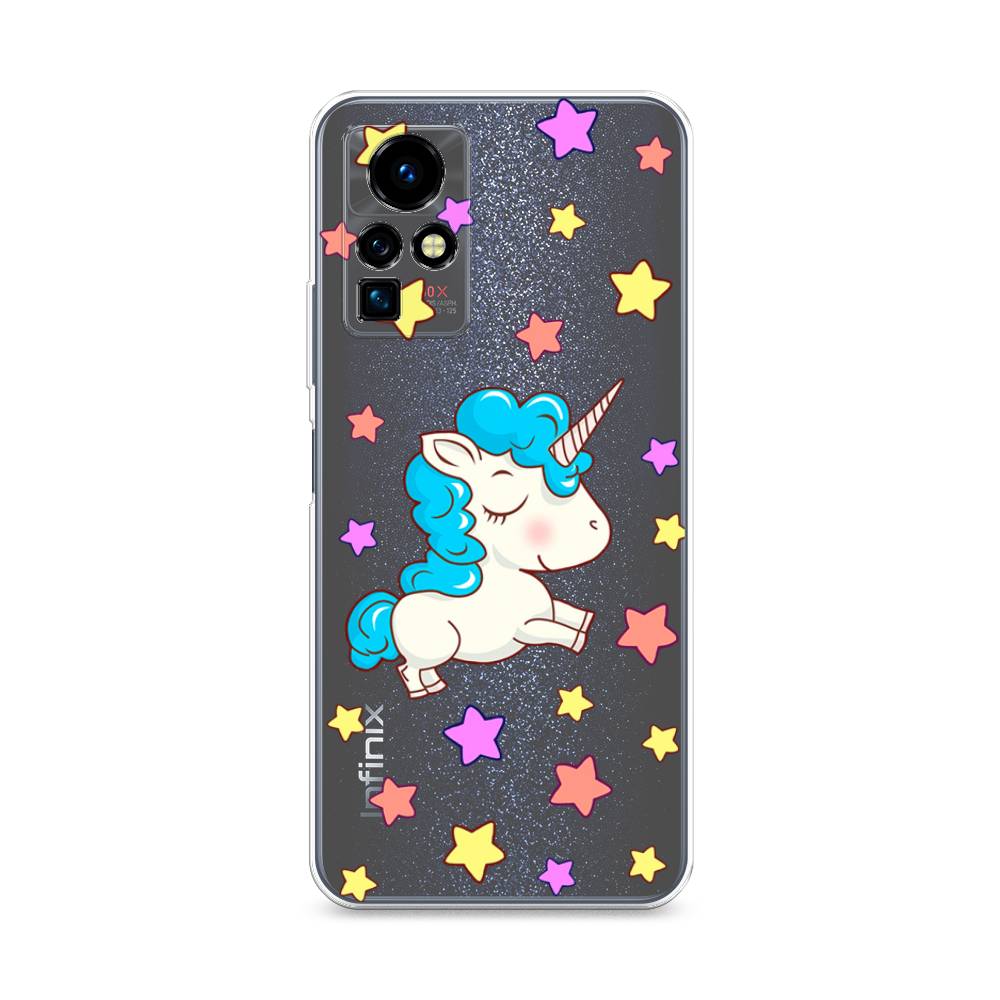 

Чехол Awog на Infinix Zero X Pro "Звездный единорог", Разноцветный, 3101150-2