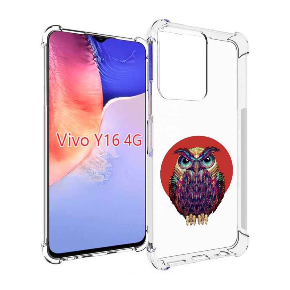 

Чехол MyPads Сова 3 для Vivo Y16 4G/ Vivo Y02S, Прозрачный, Tocco
