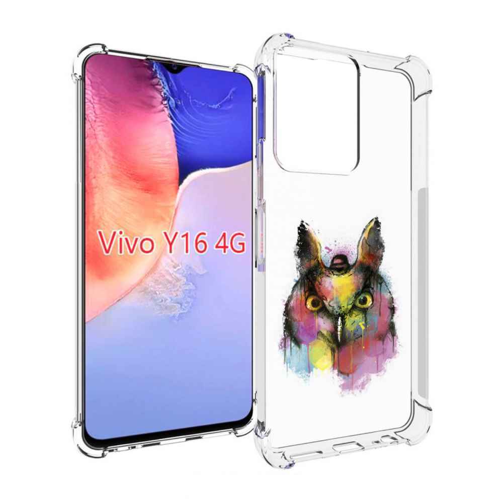 

Чехол MyPads Сова 2 для Vivo Y16 4G/ Vivo Y02S, Прозрачный, Tocco