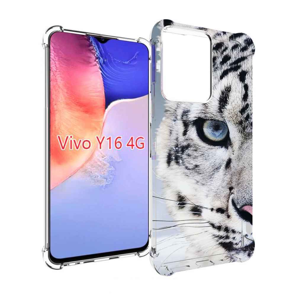 

Чехол MyPads Снежный-барс для Vivo Y16 4G/ Vivo Y02S, Прозрачный, Tocco