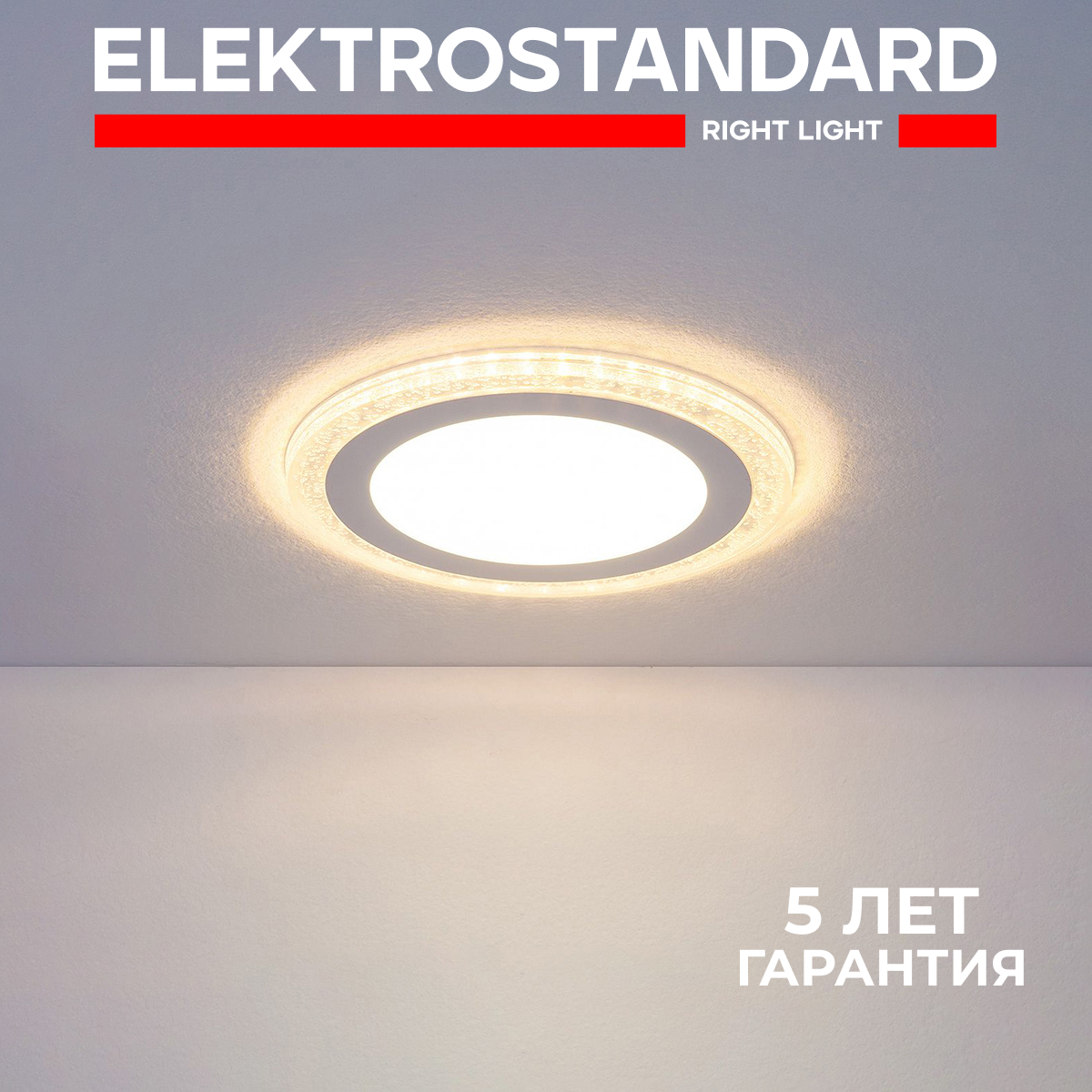 Встраиваемый светодиодный светильник Elektrostandard Compo DLR024 10W 4200K белый