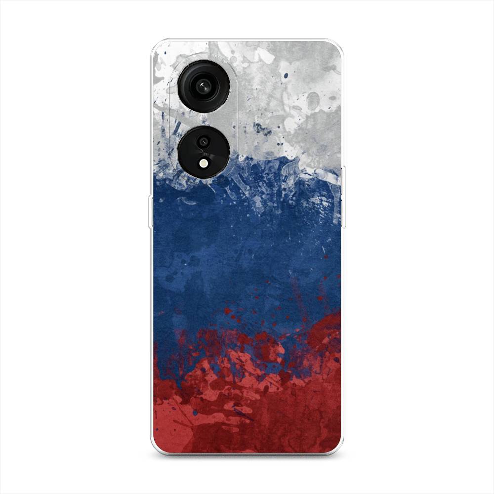 

Чехол Awog на Oppo Reno 8T 5G "Флаг России неровный", Белый;синий;красный, 2513150-5