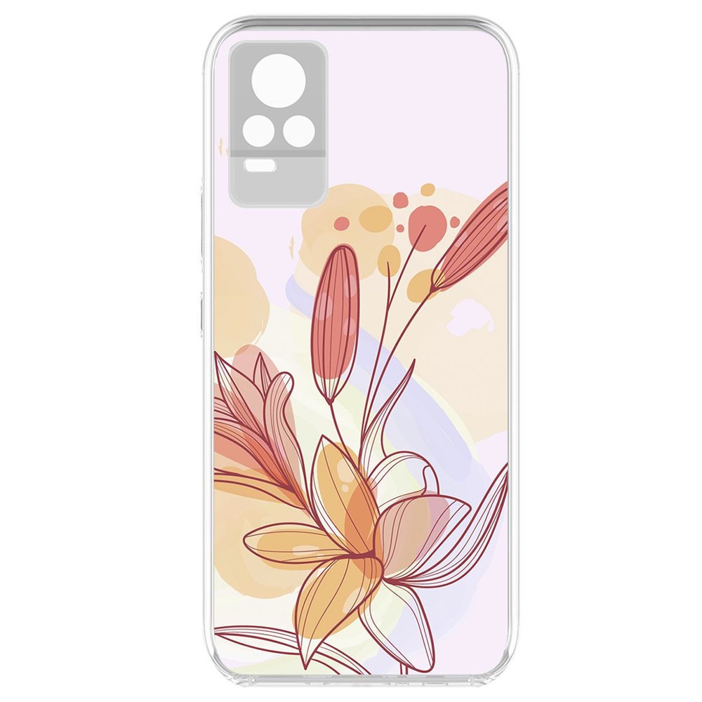 

Чехол-накладка Krutoff Clear Case Фантазия для Vivo V21e