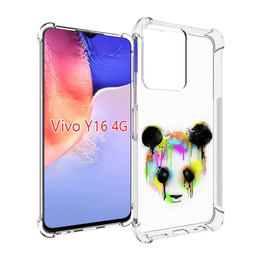 

Чехол MyPads Радужная панда для Vivo Y16 4G/ Vivo Y02S, Прозрачный, Tocco
