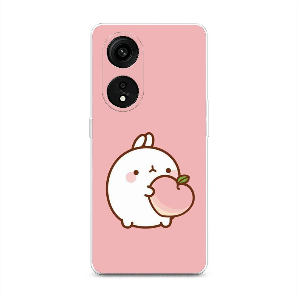 

Чехол Awog на Oppo Reno 8T 5G "Кролик с персиком", Розовый;бежевый, 2513150-1