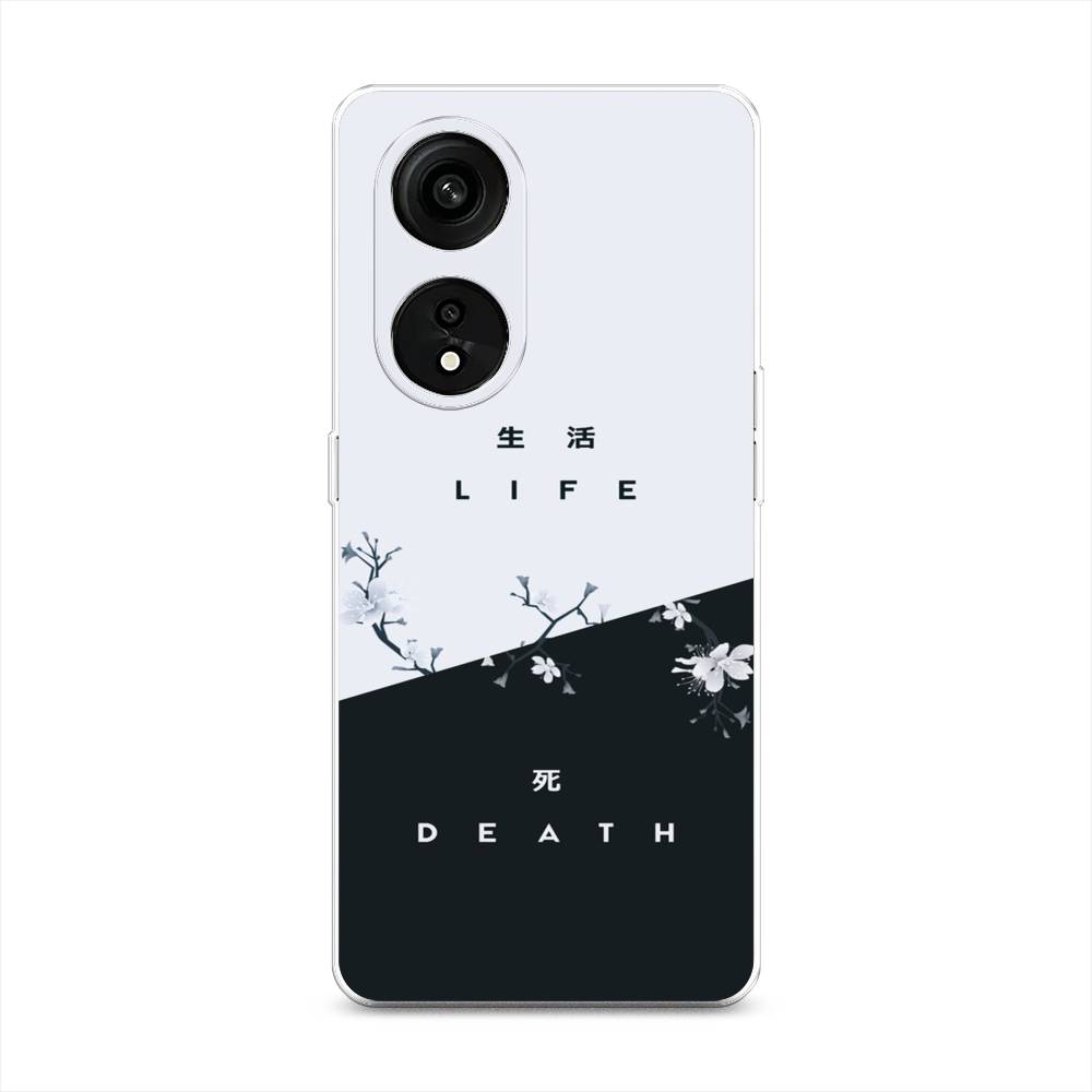 

Чехол Awog на Oppo Reno 8T 5G "Life and death", Черный;серый, 2513150-7