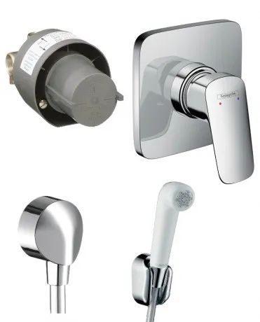 

Гигиенический комплект Hansgrohe LogisG, Хром