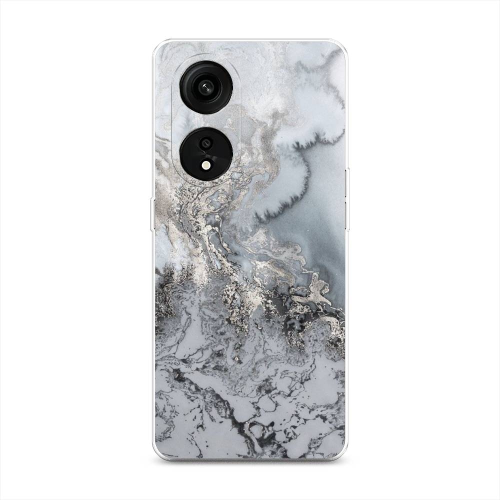 

Чехол Awog на Oppo Reno 8T 5G "Морозная лавина серая", Серый;серебристый, 2513150-3