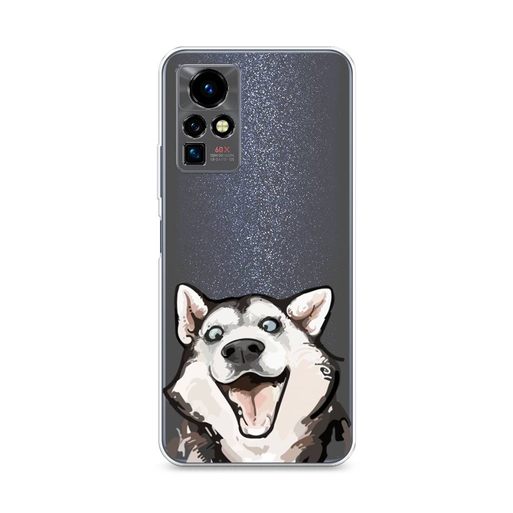 

Чехол Awog на Infinix Zero X Pro "Радостный хаски", Разноцветный, 3101150-1