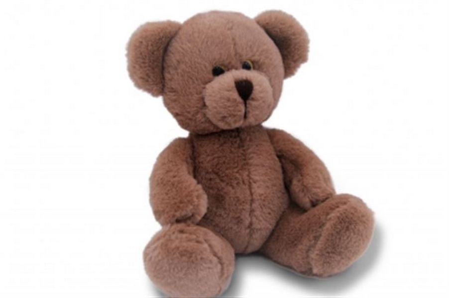 фото Мягкая игрушка soft toy мишка аха шоколад, 24 см