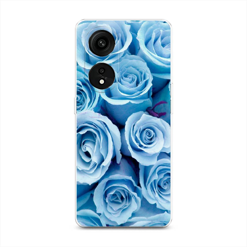 

Чехол Awog на Oppo Reno 8T 5G "Лазурные розы", Голубой, 2513150-8