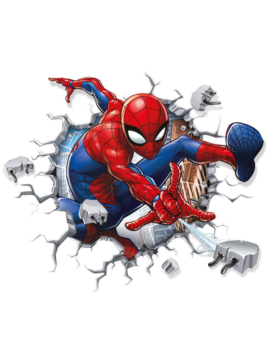 

Наклейка интерьерная PrioritY с 3D эффектом Marvel/Марвел Человек Паук