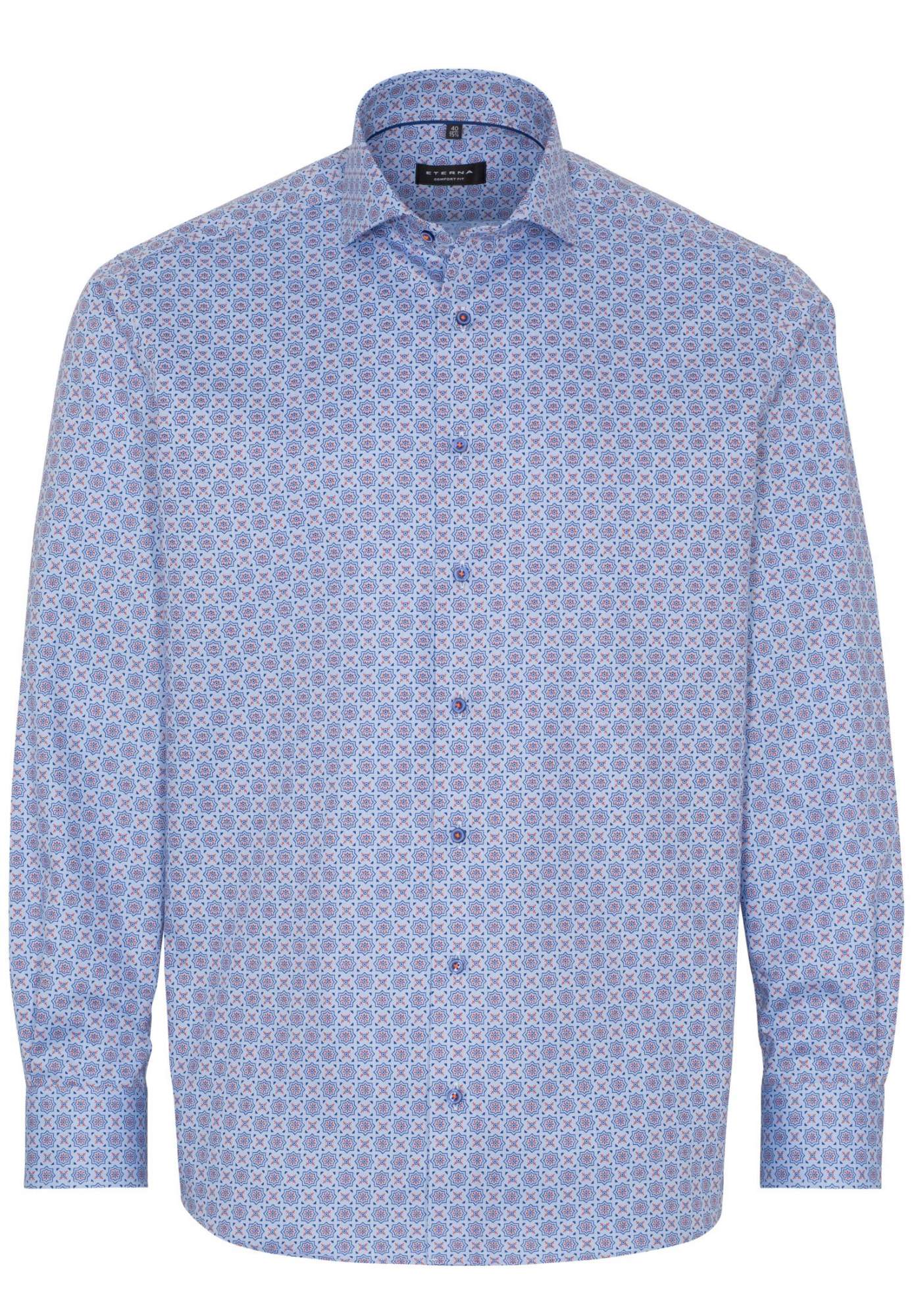 Рубашка мужская ETERNA 3891-85-E17V голубая 46