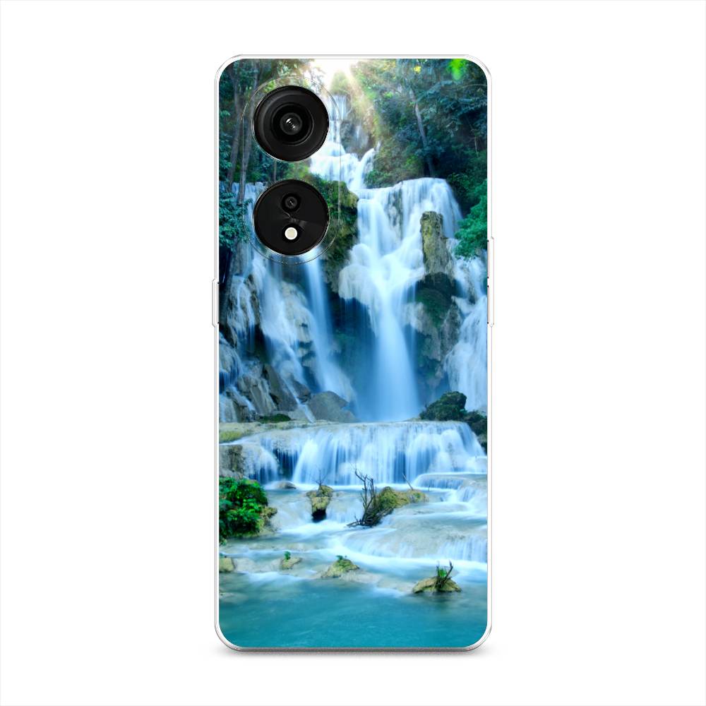

Чехол Awog на Oppo Reno 8T 5G "Водопад 8", Голубой;зеленый, 2513150-4