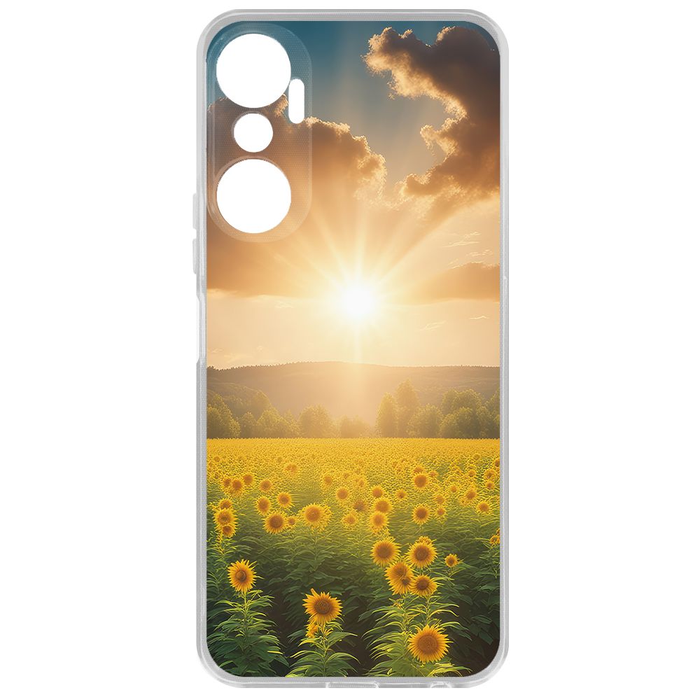 

Чехол-накладка Krutoff Clear Case Солнечно для Infinix Hot 20, Прозрачный