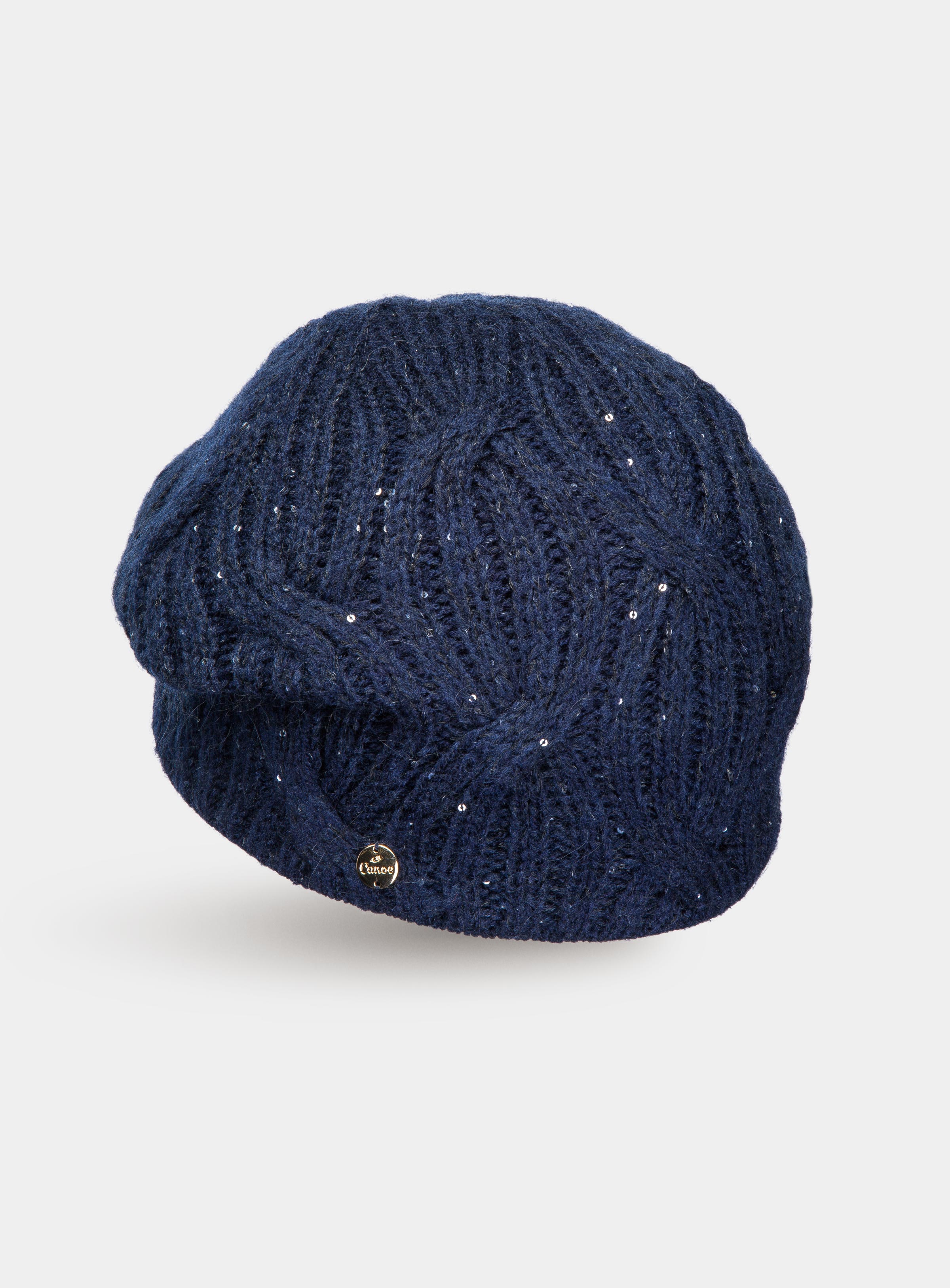 

Шапка бини женская Canoe CAPRI синяя р. 58, CAPRI