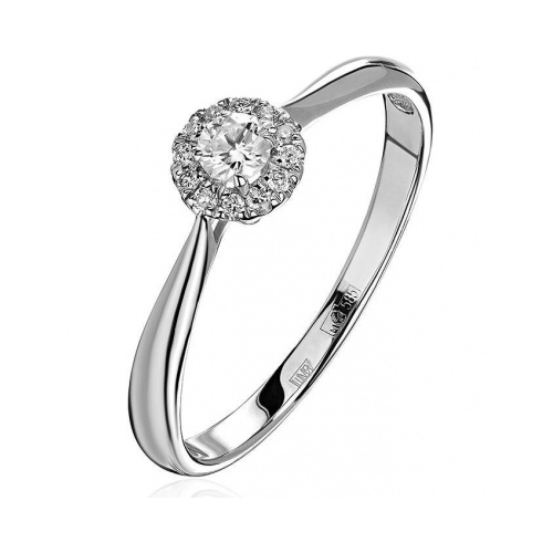 

Кольцо из белого золота с бриллиантом р. , Эстет 01К6213940, 01К6213940