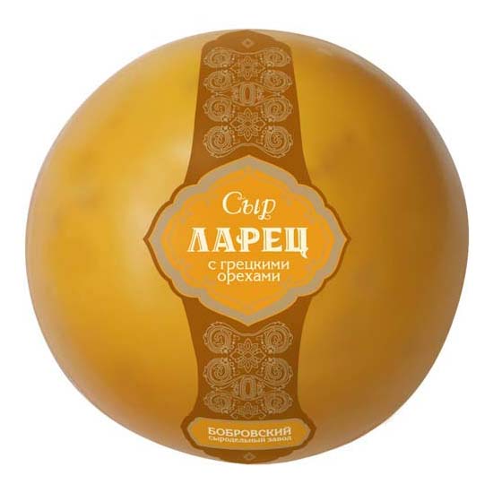 

Сыр полутвердый Ларец с грецкими орехами 50% бзмж