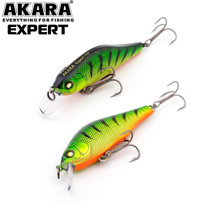 

Воблер Akara Expert 70F 9 гр 1/3 oz 2,8 in A99, Разноцветный, Expert