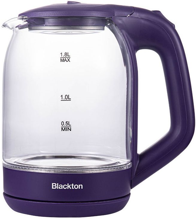 Чайник электрический Blackton BT KT1823G 1.8 л прозрачный, синий соковыжималка универсальная blackton bt j2111 синий