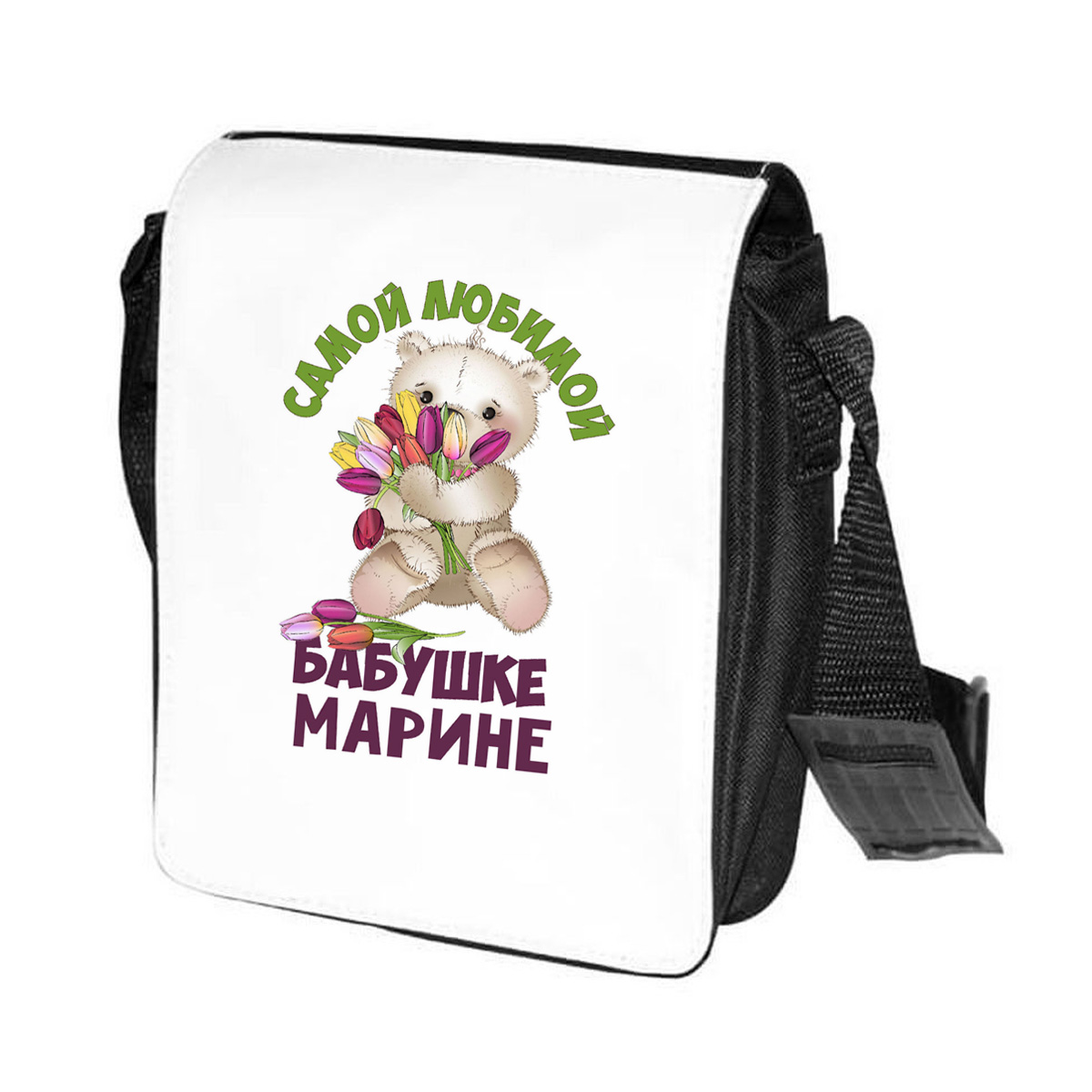 

Сумка женская CoolPodarok CN04260 черно-белый, Черный;белый, CN04260